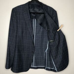 Rodd & Gunn Men's XL Blue Italian Fabric Wool Linen Sport Coat Blazer‎ Jacket